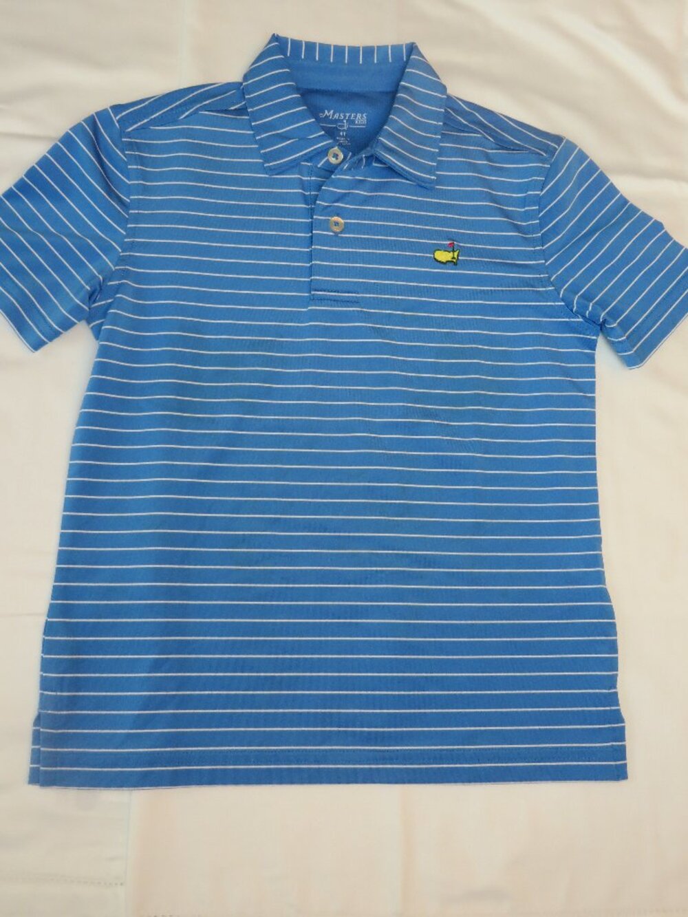 Masters Tournament Boys Performance Golf Shirt | Blue | Size 4T